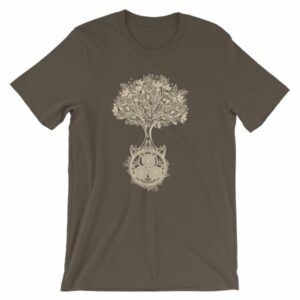 Tree of Life Triskele Triple Spiral Celtic Design T-Shirt - Image 9