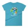 World Environment Day Globe and Panda Awareness Women's T-Shirt - Image 7