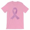Fibromyalgia Word Cloud Awareness Ribbon T-Shirt - Image 12