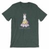 Buddhacorn Meditating Unicorn Monk in Lotus Yoga T-Shirt - Image 4