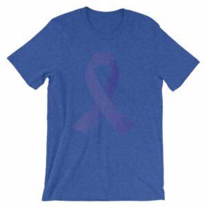 Fibromyalgia Word Cloud Awareness Ribbon T-Shirt - Image 11