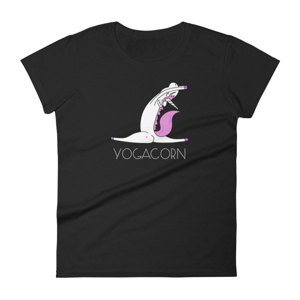 Yogacorn Yoga Unicorn Monkey Pose Funny T-Shirt