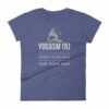 Yogasm - The Felling of Bliss Yoga Lovers Funny Women's T-SHirt - Image 5