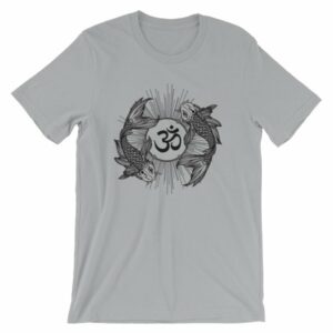 Koi Fish Yin Yang Aum Om Symbol T-Shirt