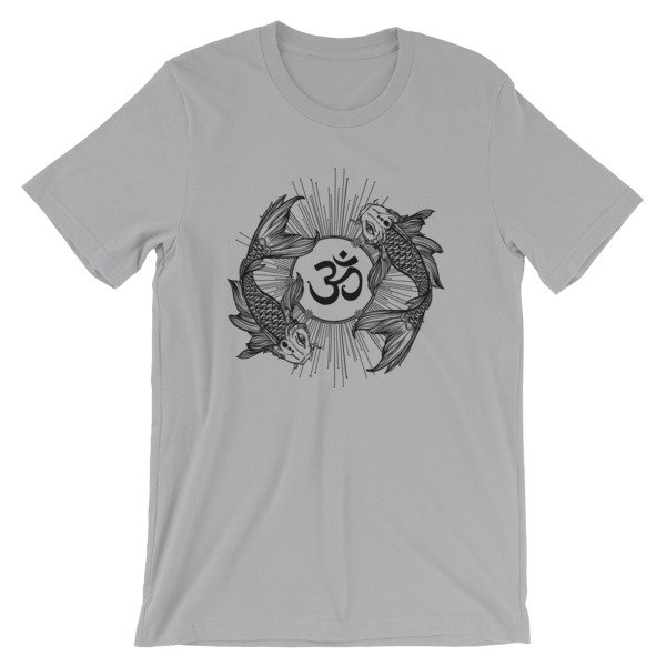 Koi Fish Yin Yang Aum Om Symbol T-Shirt