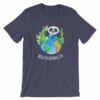 World Environment Day Globe and Panda Awareness T-Shirt - Image 5