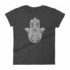Hamsa Hand Yoga Protection Hand of God Women's short sleeve t-shirt - Image 3