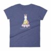 Buddhacorn Meditating Unicorn Monk in Lotus Yoga Women's T-Shirt - Image 6