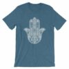 Hamsa Hand Yoga Protection Hand of God T-Shirt - Image 3
