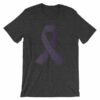 Fibromyalgia Word Cloud Awareness Ribbon T-Shirt - Image 4