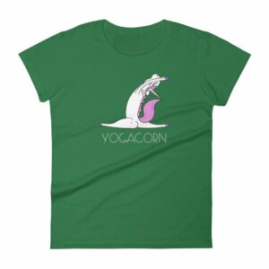 Yogacorn Yoga Unicorn Monkey Pose Funny T-Shirt