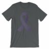 Fibromyalgia Word Cloud Awareness Ribbon T-Shirt - Image 3