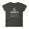 Yogasm - The Felling of Bliss Yoga Lovers Funny Women's T-SHirt - Image 2