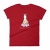 Buddhacorn Meditating Unicorn Monk in Lotus Yoga Women's T-Shirt - Image 11