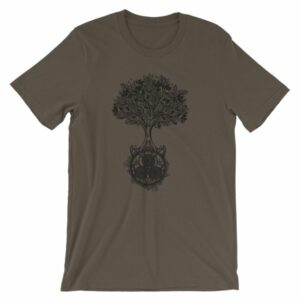 Tree of Life Triskele Triple Spiral Celtic Design T-Shirt - Image 5