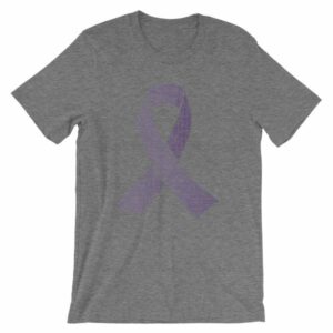 Fibromyalgia Word Cloud Awareness Ribbon T-Shirt - Image 5