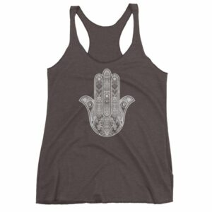 Hamsa Hand Yoga Protection Hand of God Women's tank top - Image 2
