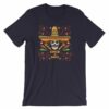 Cinco De Mayo Fiesta Skull In Sombrero Festival T-Shirt - Image 8