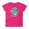 World Environment Day Globe and Panda Awareness Women's T-Shirt - Image 9