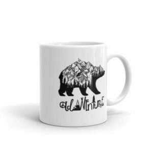 Mountain Bear Outdoor Adventure Wanderlust Coffee Mug
