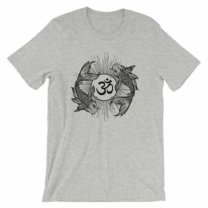 Koi Fish Yin Yang Aum Om Symbol T-Shirt