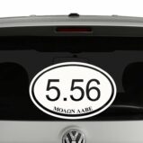 Rifle 5.56 Molon Labe AR15 Rifle 2nd Amendment Vinyl Decal Sticker