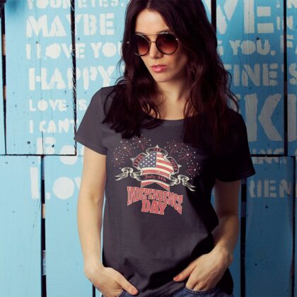 Celebrate Independence Day Patriotic July 4th T-Shirt