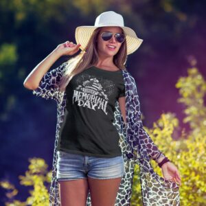 We Will Never Forget Memorial Day American Flag T Shirt