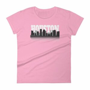 Houston The City With No Limits Skyline Silhouette Women's T-Shirt - Image 13