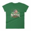 We Will Never Forget Memorial Day American Flag Women's T-Shirt - Image 8