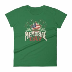 We Will Never Forget Memorial Day American Flag Women's T-Shirt - Image 8