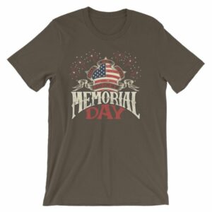 We Will Never Forget Memorial Day American Flag T-Shirt - Image 9