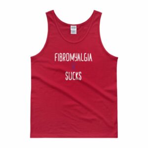 Fibromyalgia Sucks Chronic Illness Awareness Snarky Tank Top - Image 8