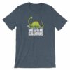 I'm A Veggiesaurus Vegan Lifestyle Dinosaur T-Shirt - Image 9