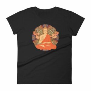 Siddhartha Gautama Buddha Meditating Buddhism Women's T-Shirt