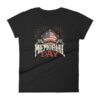 We Will Never Forget Memorial Day American Flag Women's T-Shirt