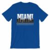 Miami Florida Skyline Silhouette and Reflection T-Shirt - Image 15