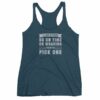 I Can Either Be On Time Or Wearing Pants Pick One Women's Tank Top - Image 3