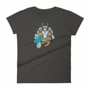 Capricorn Zodiac Symbol Sea Goat Head Astrology Women's T-Shirt - Image 3
