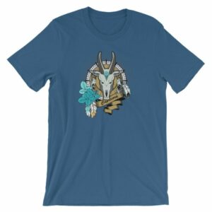 Capricorn Zodiac Symbol Sea Goat Head Astrology T-Shirt - Image 10