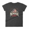 We Will Never Forget Memorial Day American Flag Women's T-Shirt - Image 3