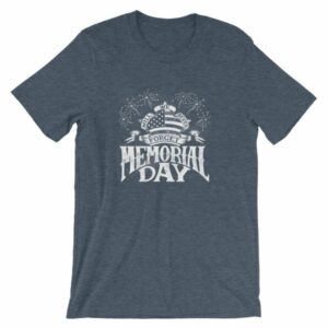 We Will Never Forget Memorial Day American Flag T Shirt - Image 10