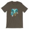 Aries Zodiac Symbol Rams Head Astrology T-Shirt - Image 8