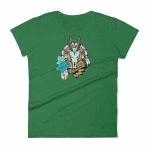 Capricorn Zodiac Symbol Sea Goat Head Astrology Women's T-Shirt - Image 9