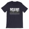 Miami Florida Skyline Silhouette and Reflection T-Shirt - Image 8