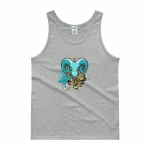Aries Zodiac Symbol Rams Head Astrology Tank top - Image 5