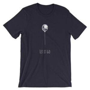 Let It Go Single Balloon Mindfulness T-Shirt - Image 8