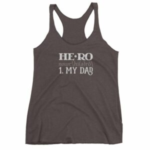 Hero Definition My Dad Fathers Day My Hero Women's tank top - Image 2