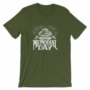 We Will Never Forget Memorial Day American Flag T Shirt - Image 5