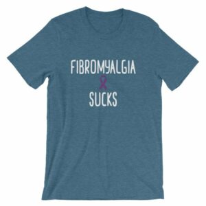 Fibromyalgia Sucks Chronic Illness Awareness Snarky T-Shirt - Image 3